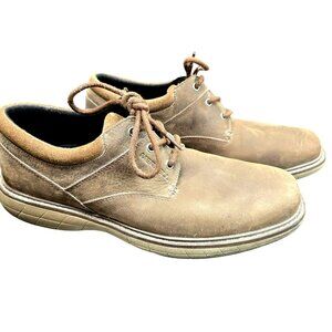 Merrell Brown Leather Lace-Up Mens Shoes Size 11 EU 45 Casual Comfort CM2074